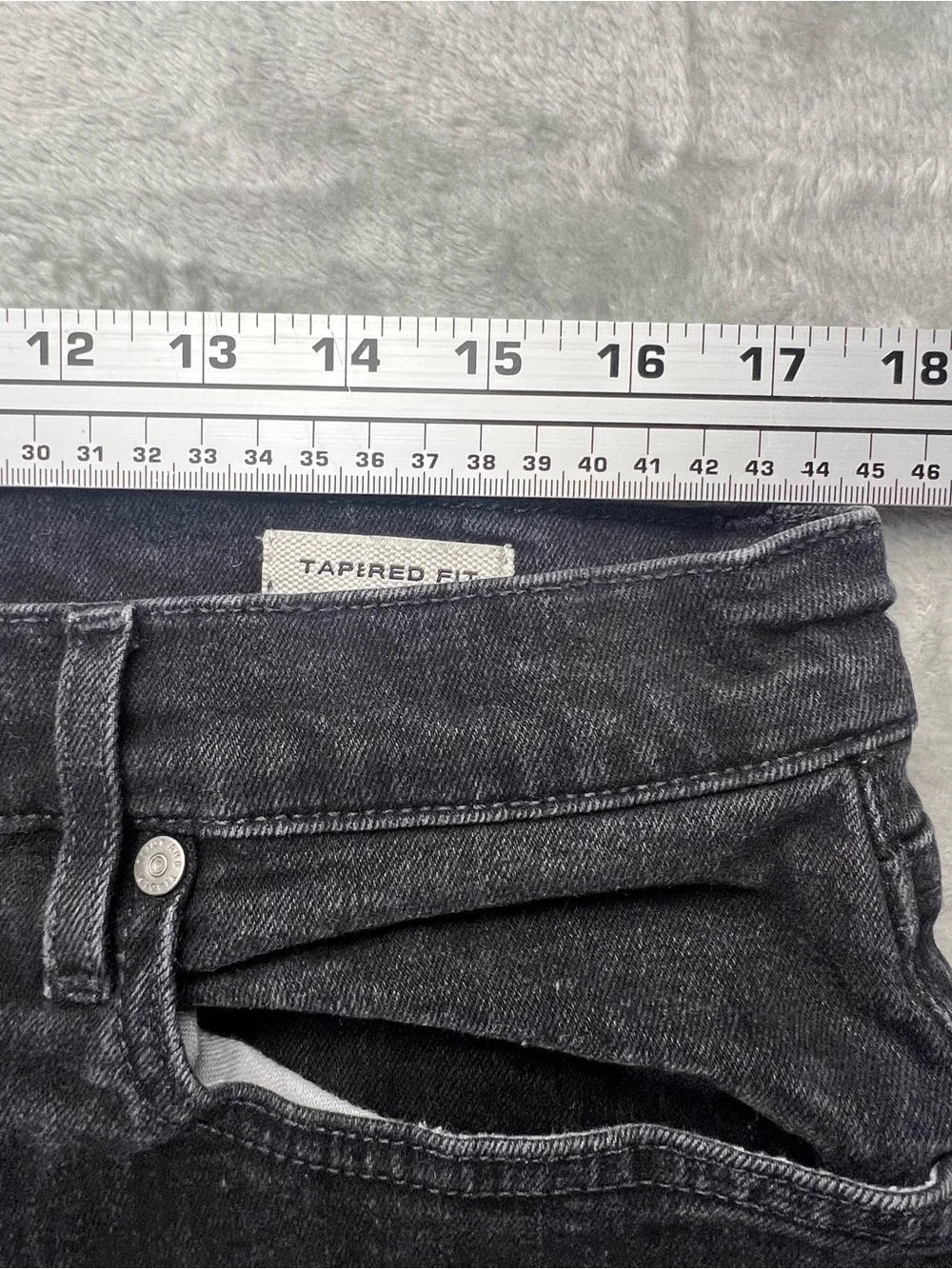 Flint And Tinder Jeans Mens 36x32 Black Athletic Tapered Fit Stretch
